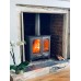 Ecosy+ Twin Door Panoramic Defra Approved 5kw Eco Design Ready (2022) -  Woodburning Stove - 5 Year Guarantee  - Custom "Burnt Grey"